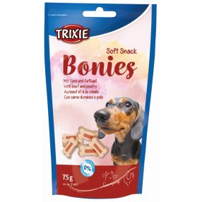 TRIXIE JUTALOMFALAT SOFT SNACK BONIES MARHA-PULYKA 75GR