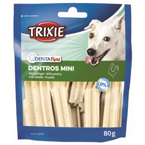 TRIXIE JUTALOMFALAT DENTA FUN DENTROS MINI BAROMFIS 80GR