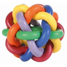 TRIXIE JÁTÉK GUMI CSOMÓS LABDA 10CM