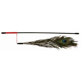 TRIXIE JÁTÉK MACSKÁNAK PÁLCA TOLLAL 47CM