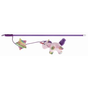 TRIXIE JÁTÉK MACSKÁNAK PÁLCA PLÜSS UNIKORNISSAL 45CM