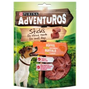   Purina Adventuros bölény, vad ízű rudacskák kistestű kutyák számára 90 g