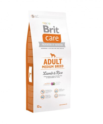 Brit Care Hypoallergen Adult Medium (Lamb&Rice) 12kg