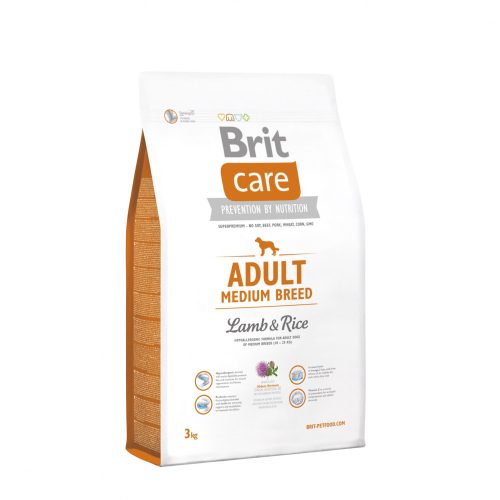 Brit Care Hypoallergen Adult Medium (Lamb&Rice) 3kg