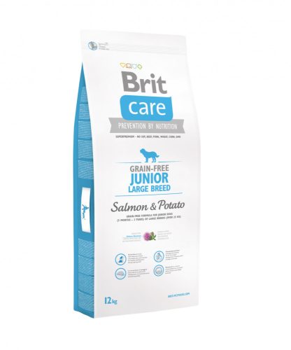 Brit Care Grain Free Junior LB Salmon&Potato 12kg