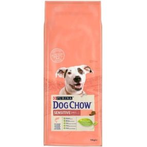   Dog Chow száraz kutyaeledel 2x14kg lazaccal - ingyenes szállitás 