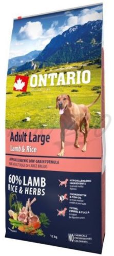 Ontario Adult Large Lamb,&Rice 2,25kg