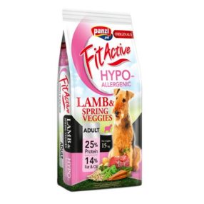Panzi FitActive Hypoallergenic Adult Lamb&Rice&Apple 15kg 